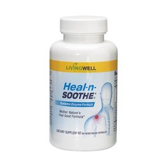HEAL-N-SOOTHE Supplement Anti-Inflammatory Proteolytic 90 Enzyme, Count
