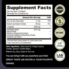 Maca 120pcs – Support Energy Levels, Balance Hormones, Improve Negative Mood