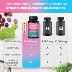 Keratin Supplements With Biotin, Collagen Hair Growth, Skin, Nails – 120 Caps