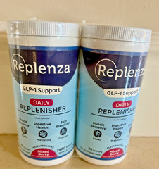 2pc Replenza GLP-1 Support Daily Replenisher MIXED BERRY New Sealed 09/2026