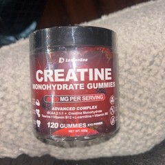 LanranBee Creatine Monohydrate 120 Gummies 8000mg Berry Flavor
