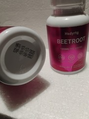 2 Bottles Beet Root Capsules Supplement 1300 Mg Per Serving Exp 7/2027