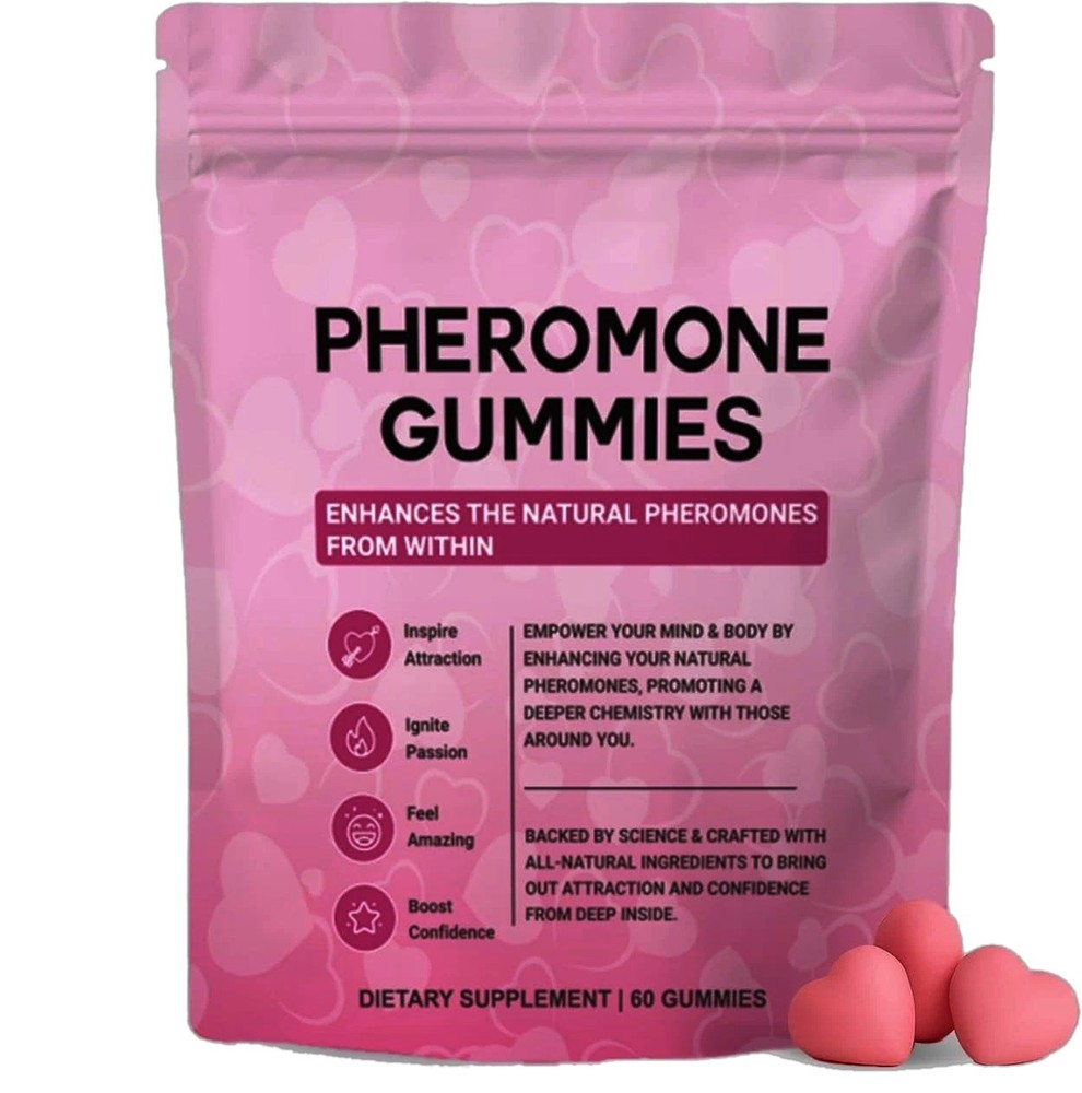 Pheromone Gummies | 60 Count Gummies | Non-GMO | Natural Formulation–