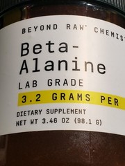 GNC / Beyond RAW – BETA-ALANINE – Lab Grade Powder – 30 Servings – Exp 2/2027