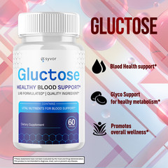 (3 Pack) Gluctose Blood Pills Advanced Max Support Gluctose Fomula 180 Capsules