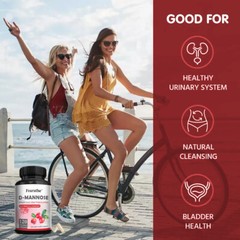 D-Mannose – Cranberry – Urinary Tract Support, Bladder Health, Cleanse & Detox