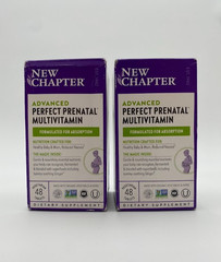 New Chapter Advanced Prenatal vitamin for Baby & Mom 48 Tablets X2 Exp 04/2026