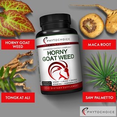 PHYTOCHOICE Advertising Insert Card for Fast Acting Horny Goat Weed Pills f Men
