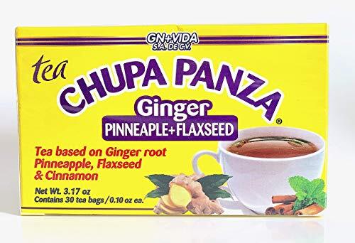 Tea Chupa Panza, Tea Based Onginger Root, Pinneapple, Flaxseed & Canela (30 Te