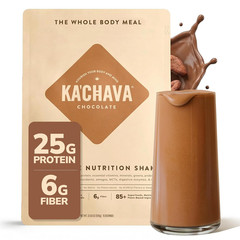 Ka’Chava Whole Body Meal Shake Chocolate 2 Lb – Vegan Protein Powder with 85+ Su