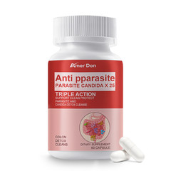 Remove Parasite ANTI PARASITE & CANDIDA DETOX Body Cleanse ULTRA FLASH COLON 60