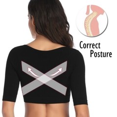 Womens Upper Arm Shaper Compression Sleeves Shapewear Crop Tops Arm Slimmer Vest