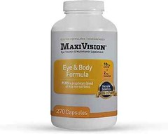 MaxiVision® Eye & Body Formula – AREDS 2 – 270 Eye Vitamins – 3 Month Supply