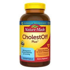 Nature Made CholestOff Plus 210 Softgels – Heart & Cholesterol Support