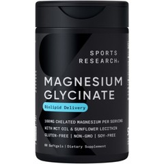 Magnesium Glycinate 160mg (60 softgels)