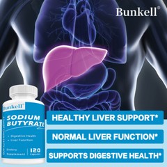 Sodium Butyrate Capsules – Supports Digestive,Liver And Gut Function Health