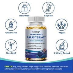 Intestinal Parasite Explosion Cleansing Detox Supports Digestion Capsules