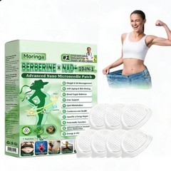 professional Moringa Berberine 10-in-1 premium Nano Microneedle Patch (7pcs/box)