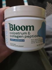 Colostrum & Collagen Peptides, Unflavored, 4.16 oz Gut Health, Hair & Nails