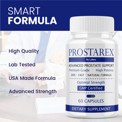 Prostarex Capsules Prostate Supplements For Men Supports Health Function (60ct)
