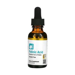 California Gold Nutrition Folinic Acid Alcohol 1 FL Oz (30 milliliters – Lon