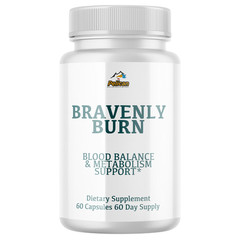 Bravenly Burn- Blood Sugar Support- 60 Capsules
