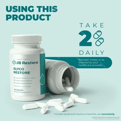 JB Restore Capsules, Advanced Formula, Blood Support & Metabolic Balance 60ct