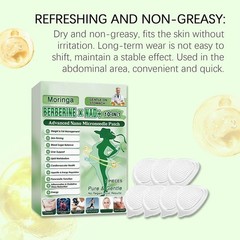 Berberine Moringa – NAD+ 10-in-1 Advanced Nano Microneedle- Patches New