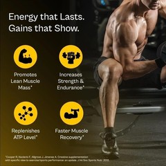 Creatine Monohydrate | 100% Pure | No Additives & Preservatives ( Unflavoured )