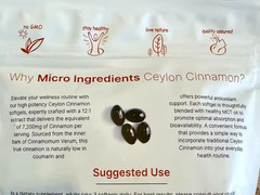 Ceylon Cinnamon 7200mg Equivalent Softgels MCT Oil Highly Bioavailable 300 Count