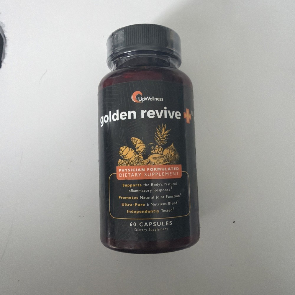 UpWellness Golden Revive+ Joint Support 60ct 1 Month Supply Authentic Exp 5/27