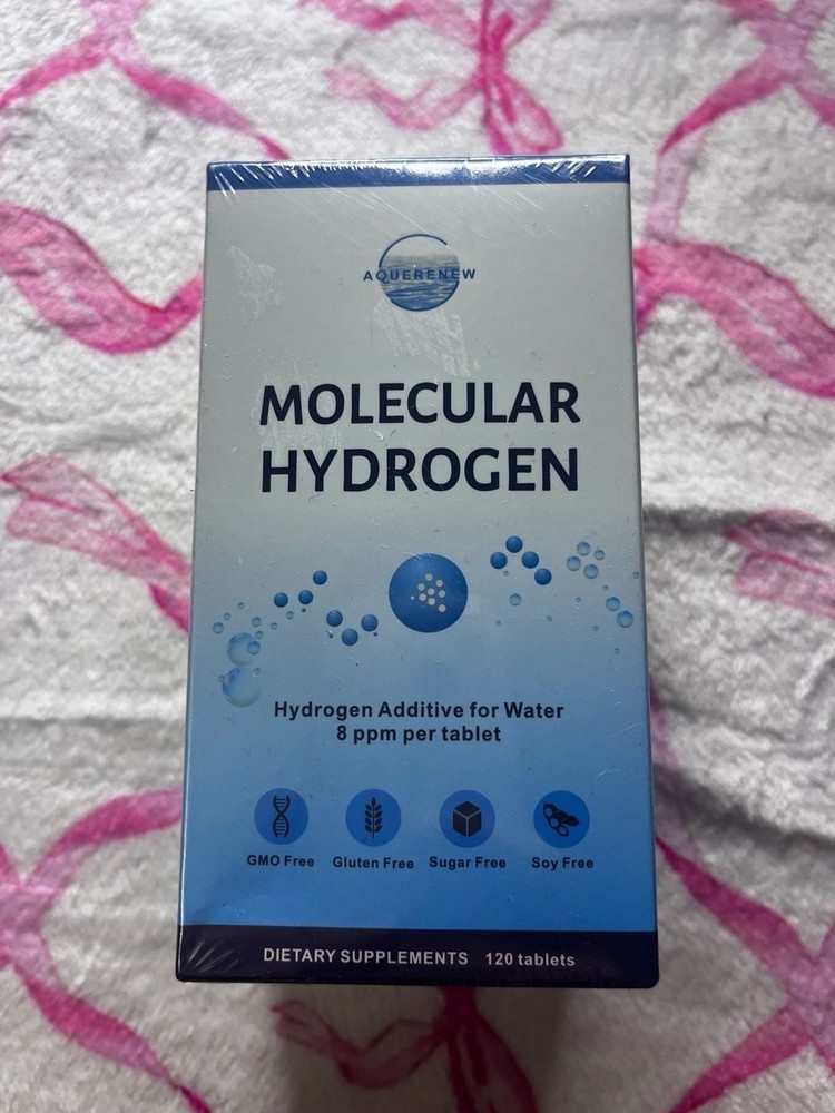 Aquerenew Molecular Hydrogen Additive for Water, 120 Tablets 8 ppm