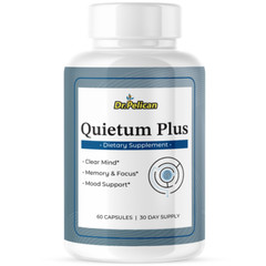 Quietum Plus- Nootropic Supplement– Brain Health & Nerve Support- 1 Bottle