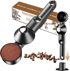 Coffee Scoop with Funnel for Ground Coffee, Protein Powder & Tea, for Reusable K