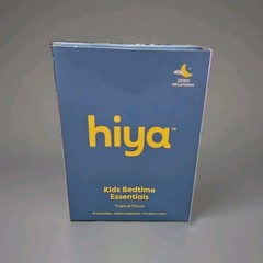 Hiya Kids Bedtime Essentials 30 Chewables Zero Melatonin Exp 1/27 Tropical New