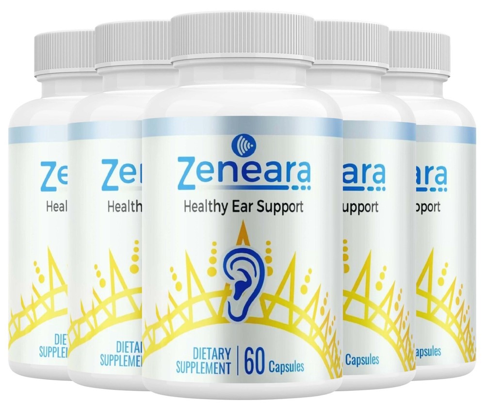 (5 Pack) Zeneara, Healthy Ear Support for Ear Ringing & Tinnitus