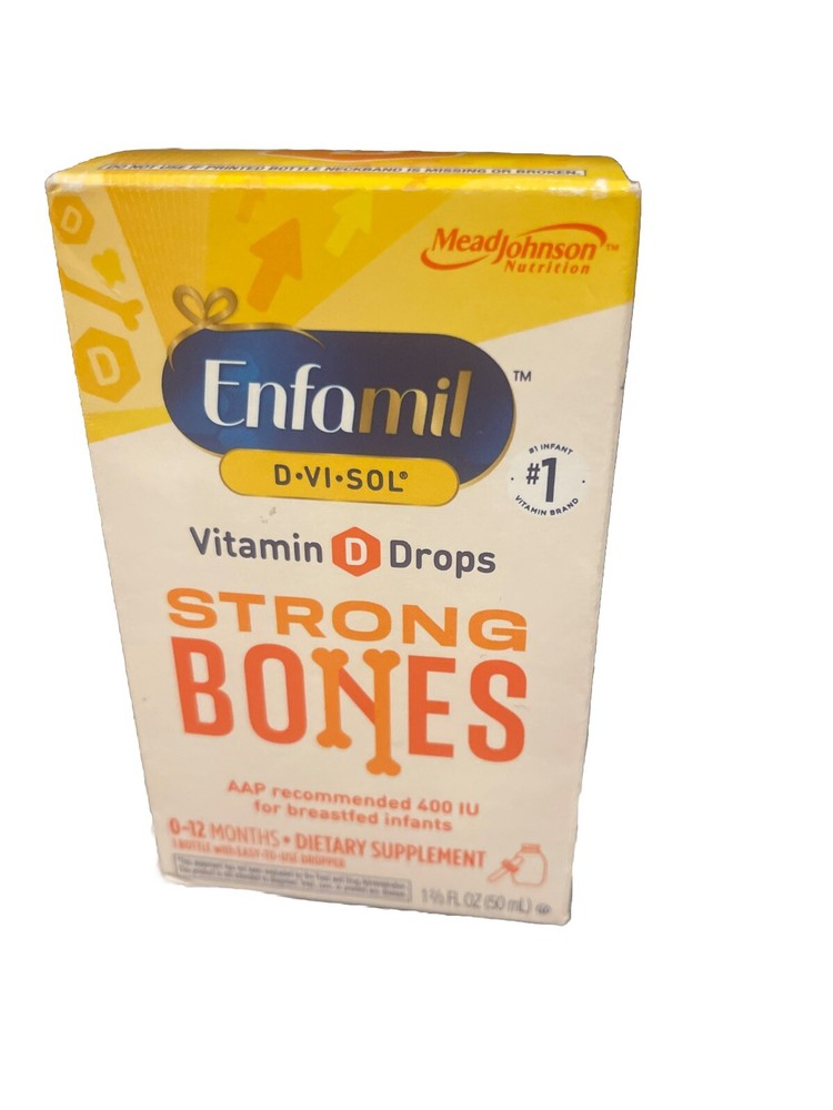 Enfamil D-Vi Sol Multivitamin D Drop Strong Bones Immune Support Liquid 50ml