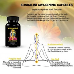 KUNDALINI AWAKENING Herbal Supplement – Ayurvedic 100 Count (Pack of 1)