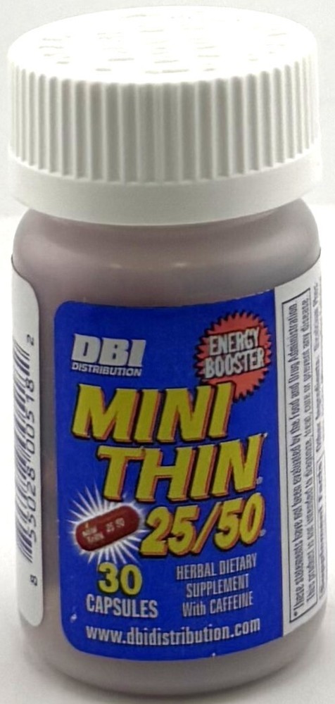 MINI THIN 25/50 DIETARY SUPPLEMENT – 30 CAPSULES BOTTLE