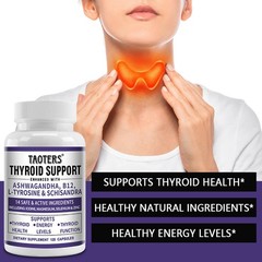 Thyroid Support With Iodine Boost Energy Metabolism Weight Loss 120 Capsules