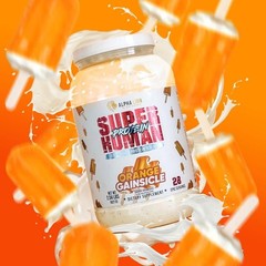 Alpha Lion Superhuman Whey Isolate, Low Carb, Orange Gainsicle, 28 Ser Pack of 2