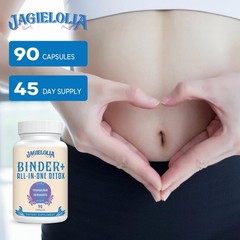 Detox Binder Supplement 1500 MG – Activated Charcoal, Zeolite, Bentonite Clay