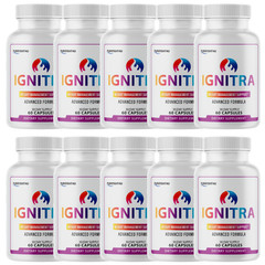 Ignitra Capsules, Weight Management Support Supplement – 10 Bottles