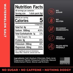 Zero Sugar Electrolyte Drink Mix – Watermelon Flavor | 30 Pack | Hydration Boost