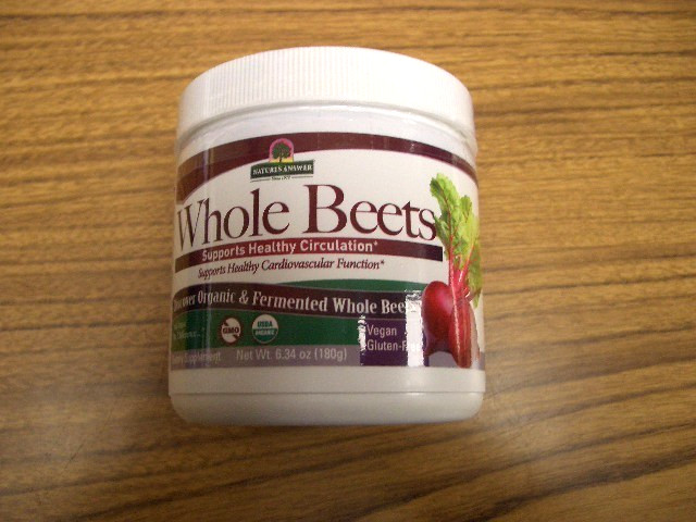 Nature’s Answer Whole Beets Powder -6.34 oz Supports Healthy Circulation 11/2028