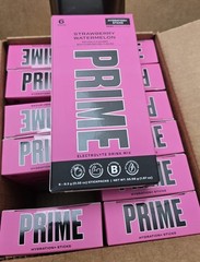 Prime Hydration Sticks Strawberry Watermelon – 12 Boxes = 72 Sticks Exp 10/2025