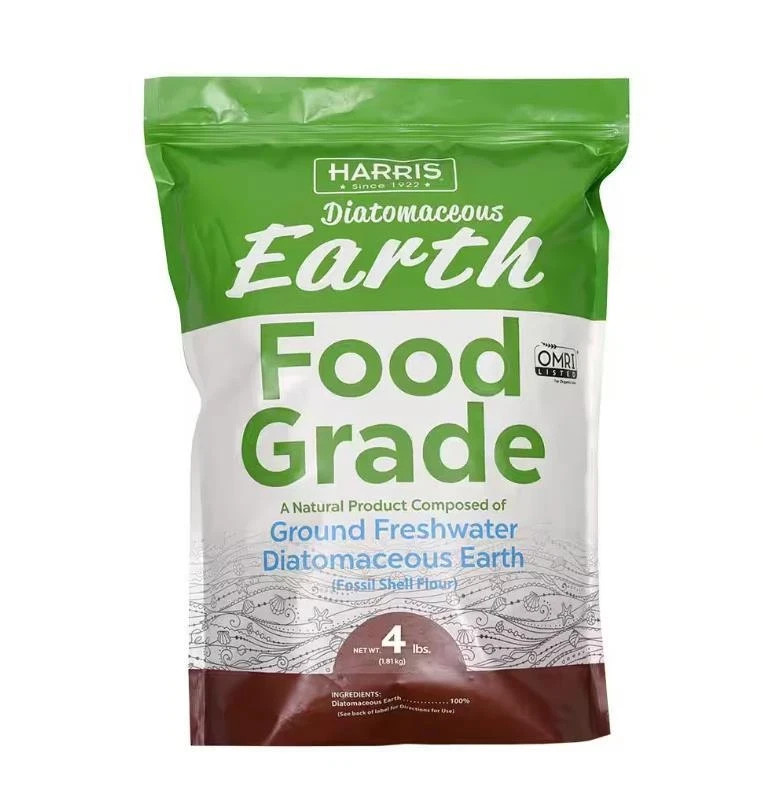 Harris – 4 lbs. (64 Oz)- Diatomaceous Earth Food Grade – 100% Pure