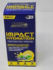 MHP Impact Hydration (Lemon Lime, 14 stick-packs) NEW IN BOX