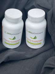 2X BiOptimizers Stress Guardian 90 Veggie Caps Vegan Supplement Version
