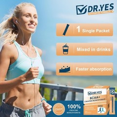 Stick Packs of DR.YES Non-GMO Creatine Monohydrate for Ultimate Muscle Recovery